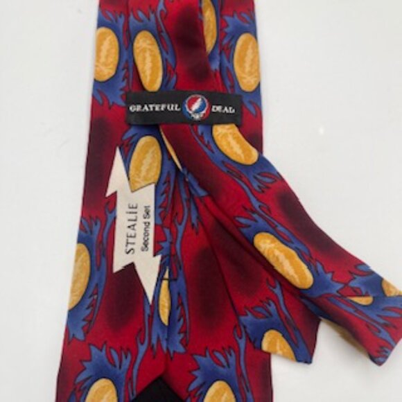 Grateful Dead Necktie‎ Stealie Second Set Silk Tie USA Made - Picture 6 of 8